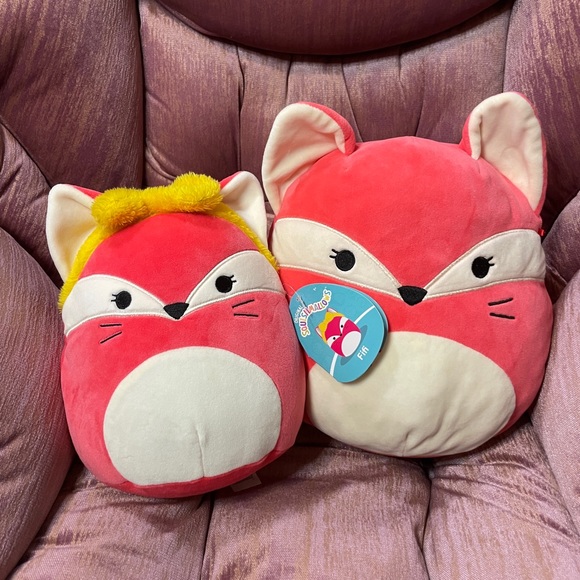 Squishmallows Fifi - 12 Inches and NWT Fifi with Yellow Headband - 10 Inches - Picture 1 of 7
